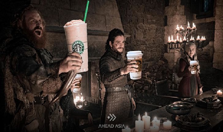 Game of Thrones Season 8 พลาด! หลังถ้วยกาแฟหลุดเข้าฉาก Starbucks ส้มหล่นได้ไวรัลฟรี