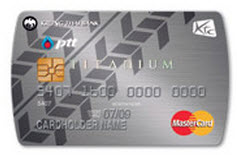 บัตรเครดิต KTC PTT Titanium MasterCard