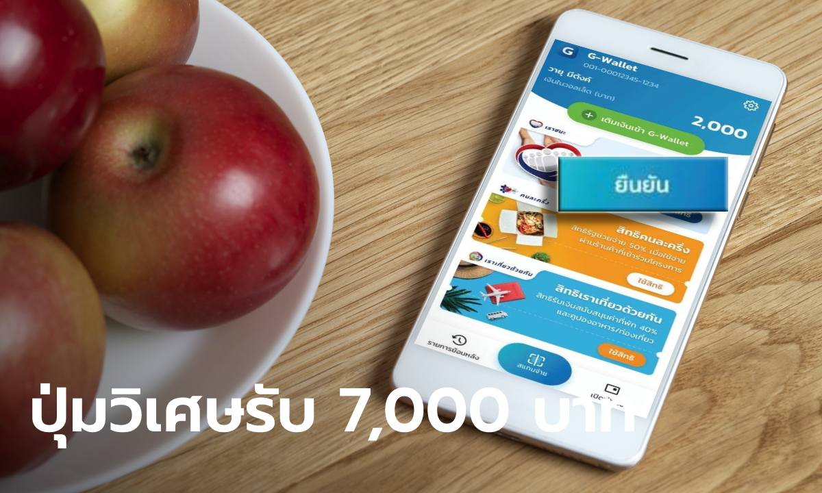 www.เราชนะ.com รับสิทธิ 3,500 บาท ในแอปเป๋าตัง ต้องกดปุ่มไหน?