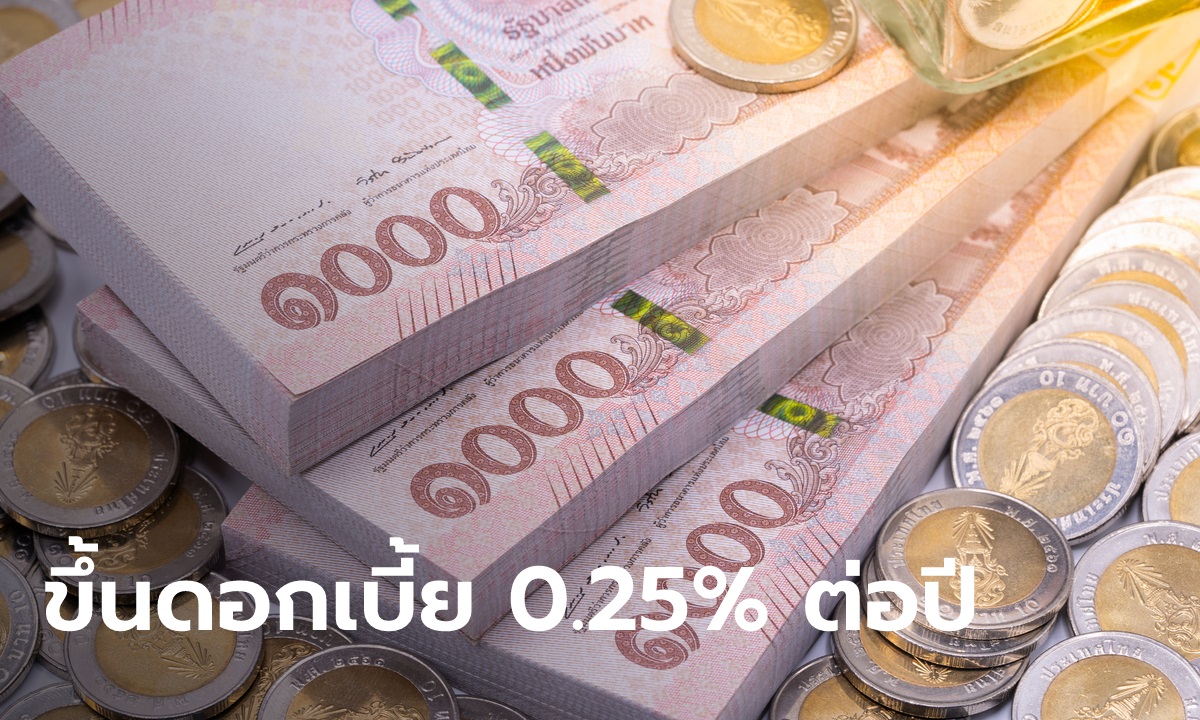 กนง. ปรับขึ้นดอกเบี้ย 0.25% ต่อปี