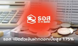 ธอส. เปิดตัวเงินฝาก ECO Savings ดอกเบี้ยสูง 1.75% ต่อปี