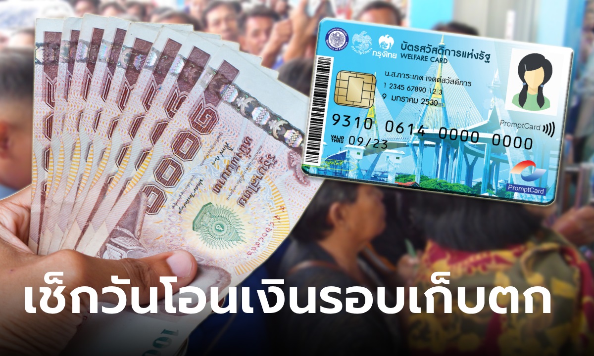 เช็กปฏิทินจ่ายเงิน 10,000 บาท กลุ่มเปราะบาง รอบเก็บตก