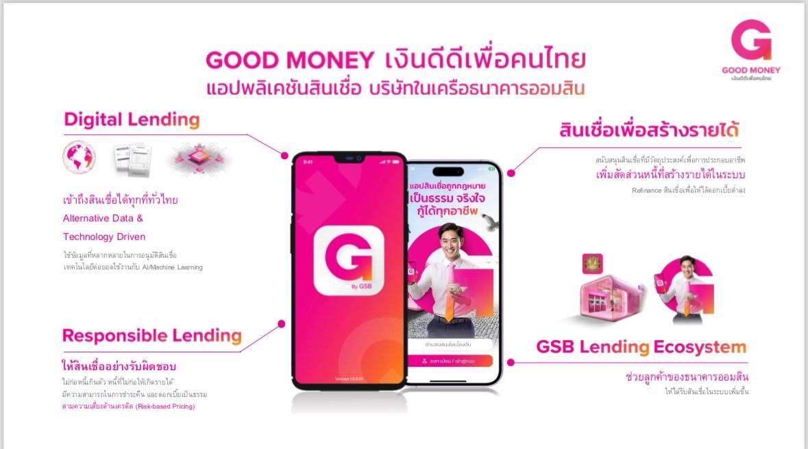 กู้เงินออมสินออนไลน์ GOOD MONEY 