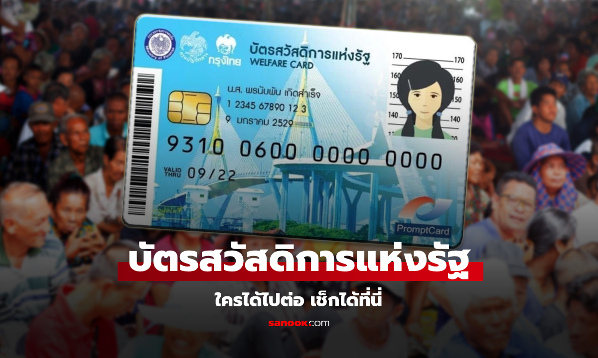 บัตรสวัสดิการแห่งรัฐ 2568 บัตรคนจน ใครได้ไปต่อ รูดซื้ออะไรได้บ้าง