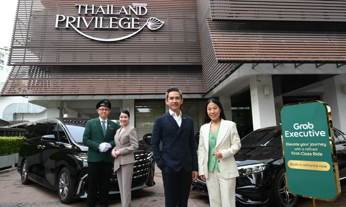 ไทยแลนด์ พริวิเลจ คาร์ด จับมือ แกร็บ ส่งบริการ GrabExecutive เอาใจลูกค้าต่างชาติคุณภาพสูง