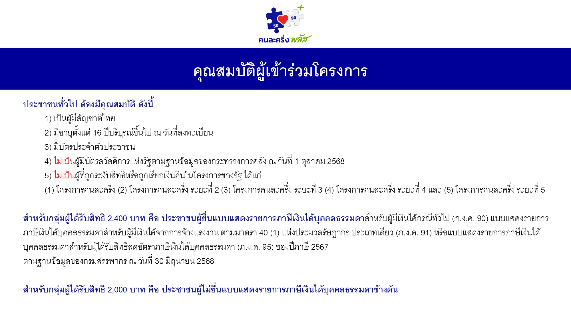 คนละครึ่งพลัส