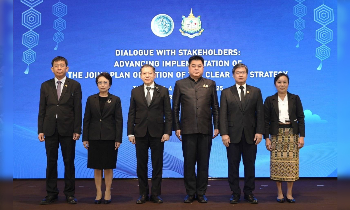 เลขานุการรัฐมนตรีว่าการกระทรวงการต่างประเทศย้ำเจตนารมณ์ของไทยในการส่งเสริมความร่วมมือภายใต้ยุทธศาสตร์ฟ้าใส