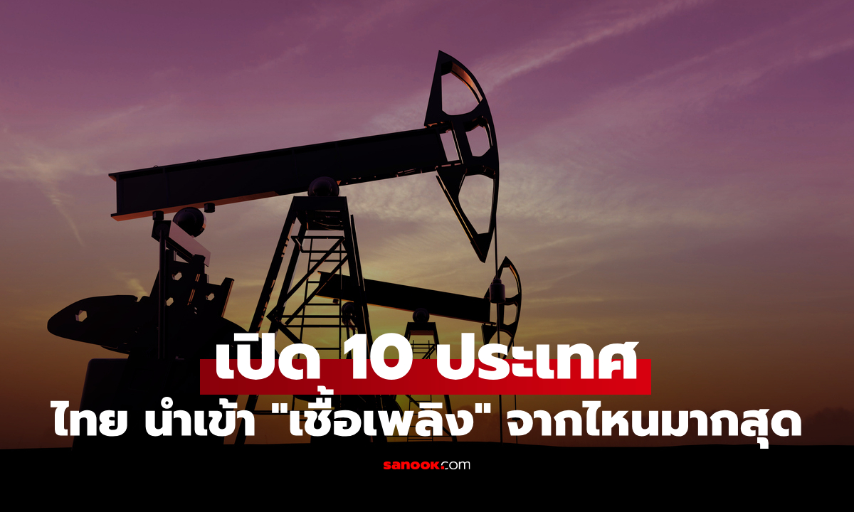 10 ประเทศไหน ที่ไทยนำเข้าเชื้อเพลิงจากที่ไหนมากที่สุด
