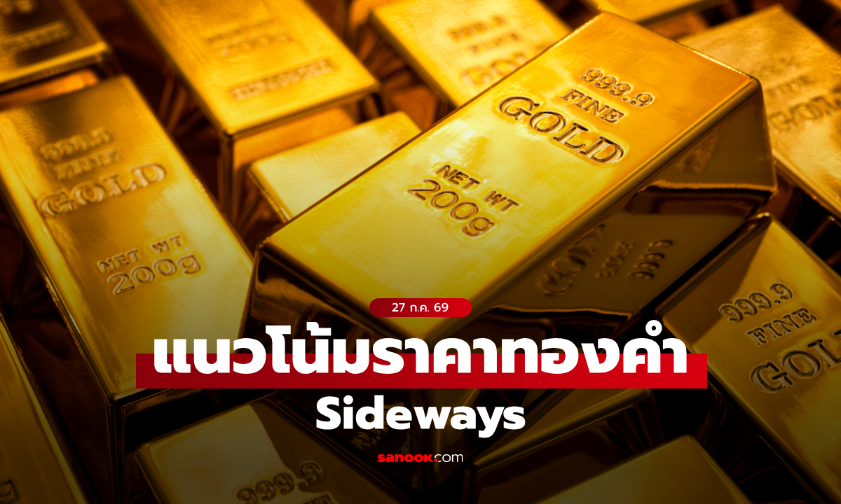 ราคาทองวันนี้พุ่ง รับบอนด์ยีลด์สหรัฐฯ ร่วง และตึงเครียดตะวันออกกลาง