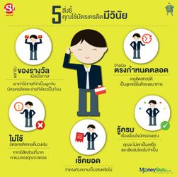 5 สิ่งชี้ คุณใช้บัตรเครดิตมีวินัย!