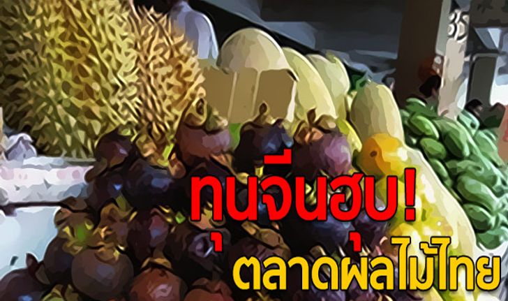 ทุนจีนฮุบ! ตลาดผลไม้ไทย