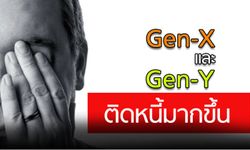 คน Gen-X และ Gen-Y ติดหนี้มากขึ้น