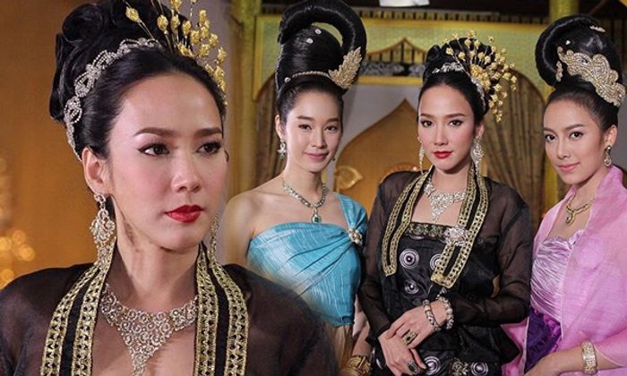 ขุ่นแม่ไม่แก่เลย! "อั้ม-ฐิสา-เปรี้ยว" 3 แม่ลูกเข้าฉาก "เพลิงพระนาง"