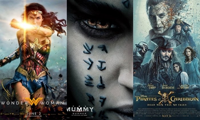 รายงาน บ็อกซ์ ออฟฟิศ ต่างประเทศ 9-11 มิถุนายน 2017 The Mummy พลาดเป้า แต่ Wonder Woman แรงต่อเนื่อง