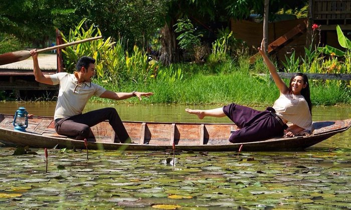 หมดคราบพระนาง "เกรท-เบลล่า" พากันป่วนหลังกอง "ปี่แก้วนางหงส์"
