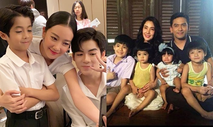 "ทองเนื้อเก้า" รียูเนียน ลูกชายลำยอง "นุ่น วรนุช" โตกันหมดแล้ว!