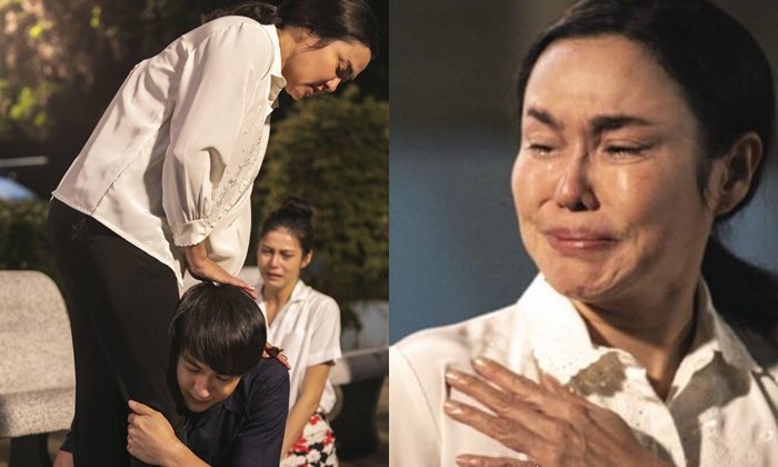 "เจมส์จิ" ก้มกราบแทบเท้า "ใหม่" ควักเงินให้ตั้งต้นชีวิตคู่ "กรงกรรม"