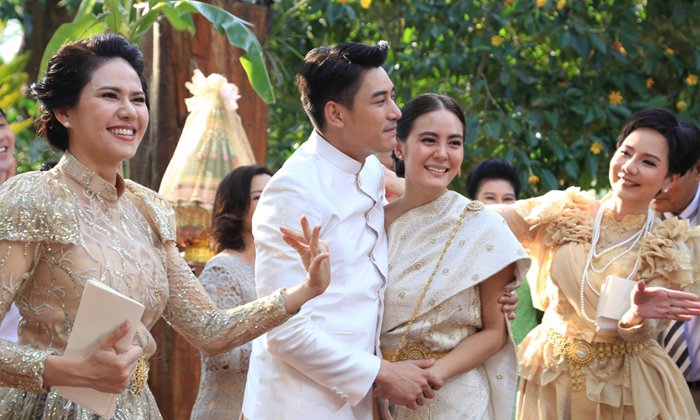 "วีกิจ" ยกขันหมากขอ "มุนินทร์" แต่งงานชื่นมื่น! "แรงเงา 2"