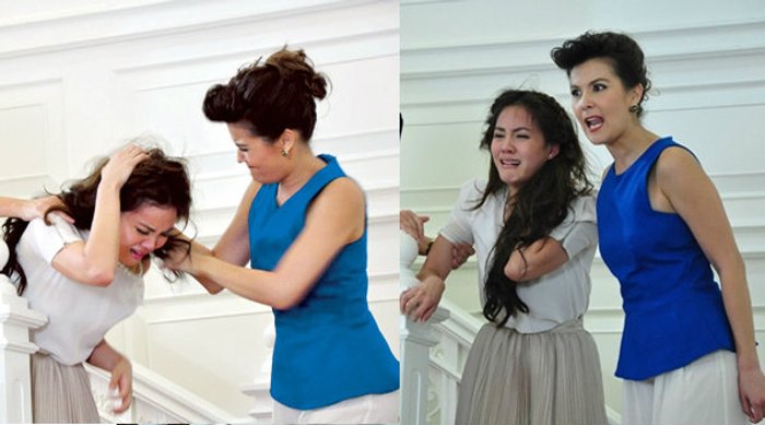 ดูจะจะ! ธัญญ่าตบเจนี่ ฉากฮิตถล่มบนโลกออนไลน์ใน แรงเงา