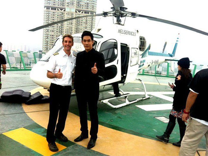 ประสบการณ์ไม่มีวันลืม "อ๋อม" ขึ้นเฮลิคอปเตอร์ชมวิวฮ่องกง