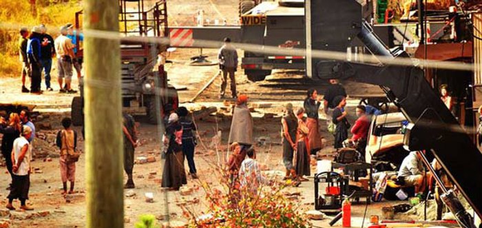 เผยภาพเบื้องหลัง The Hunger Games: Mockingjay Part I