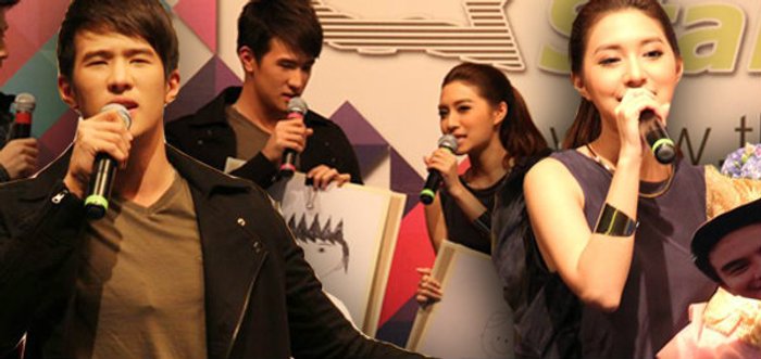 แฟนคลับเฮ! เจมส์-มิว รับรางวัลดาวรุ่งยอดนิยม TV3 FANCLUB AWARD 2013