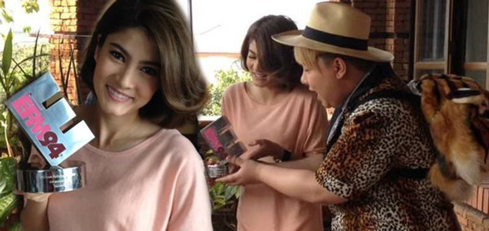 บอย-มาร์กี้ ยิ้มแป้น "ในสวนขวัญ"รับรางวัล EFM AWARD สาขาละครยอดนิยม