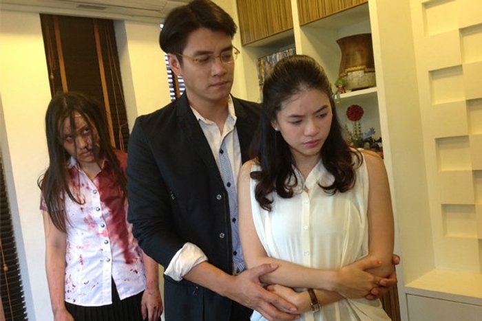 ปาล์มและวุ้น ชีวิตสมรสแทบล่มเมื่อถูกผีสาวลึกลับตามรังควาน