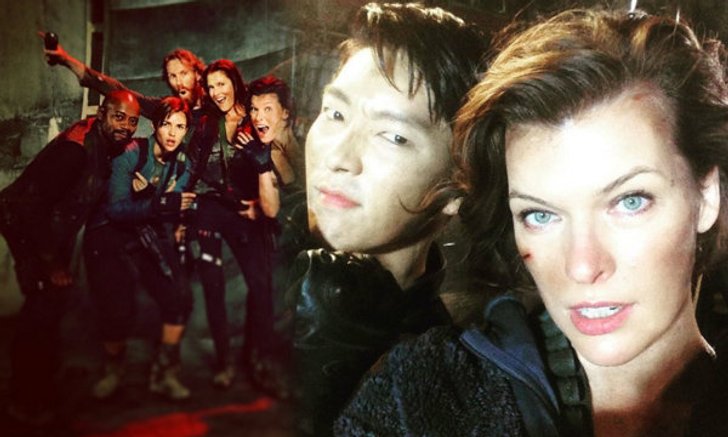กรี๊ดดังมาก เมื่อเหล่านักแสดง Resident Evil: The Final Chapter กระหน่ำรูปลง IG