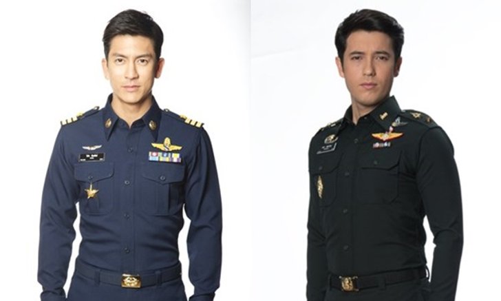 เผยภาพ! แอนดริว-ติ๊ก เจษฎาภรณ์ สวมเครื่องแบบทหาร ฟิตติ้ง "เจ้าเวหา"
