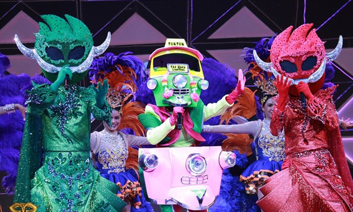 "ตุ๊กตุ๊ก" คว้าแชมป์ไม้ตรี! เปิดหน้ากากคู่ ยักษ์เขียว-ยักษ์แดง "The Mask Line Thai"