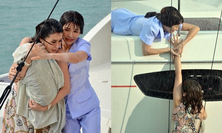 "อ้อม" ริษยาขึ้นตา ปล่อยมือ "เอมี่" ตกทะเลหายสาบสูญ เปิดฉากดราม่า "ทะเลริษยา"