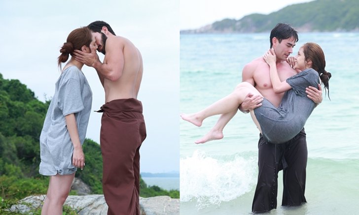 "หลุยส์-ขวัญ" สวีท บอกรักส่งจูบ ทะเลหวาน "ไฟหิมะ"