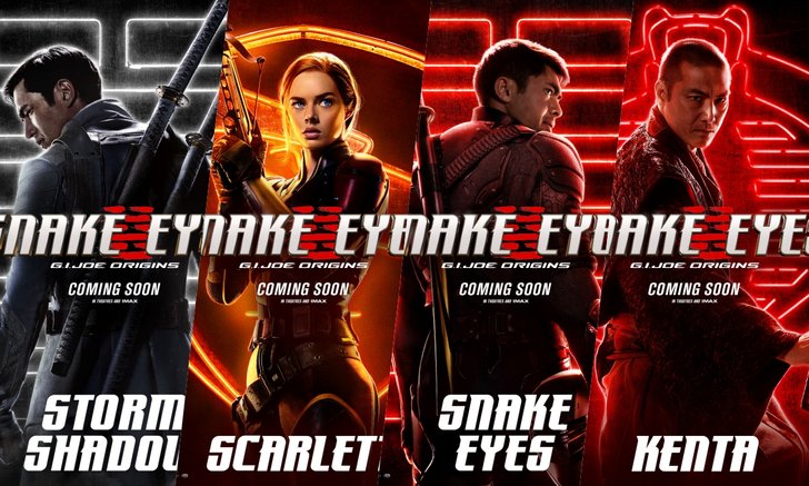 มาแล้ว! ภาพโปสเตอร์คาแรกเตอร์จาก Snake Eyes: G.I.Joe Origins