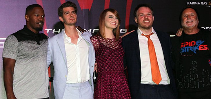 แอนดรู เอ็มม่า สวีทหวาน ควงโปรโมตหนังภาคต่อ The Amazing Spider-Man 2