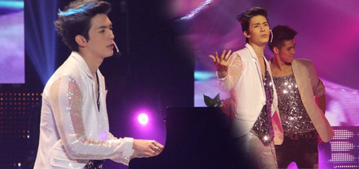 สน โชว์ลีลา ทั้งร้องทั้งเต้น บอกรัก แพท กลางเวทีใน มาลีเริงระบำ