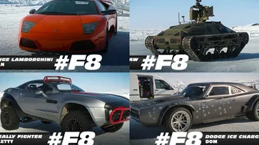 ใหม่จากกองถ่าย รวมบรรดารถสุดเจ๋งที่เข้าฉากใน Fast and Furious 8