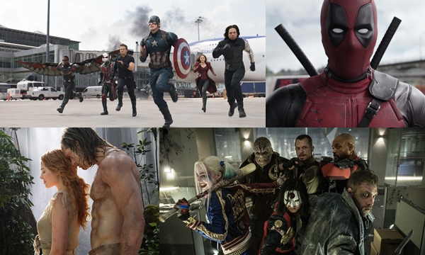 10 ภาพยนตร์ที่ได้รับความนิยมสูงสุดในปี 2016