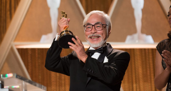 ฮายาโอะ มิยาซากิ รับรางวัลเกียรติยศจากเวทีออสการ์ เมื่อปี 2014