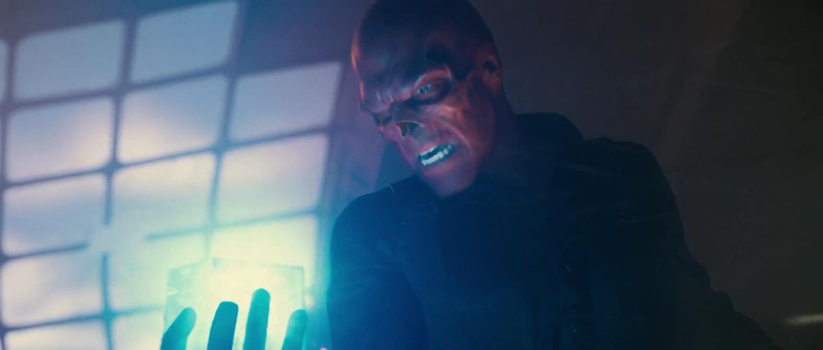 Red Skull holds the Tesseract/Space Stone in Captain America: The First Avenger (2011)