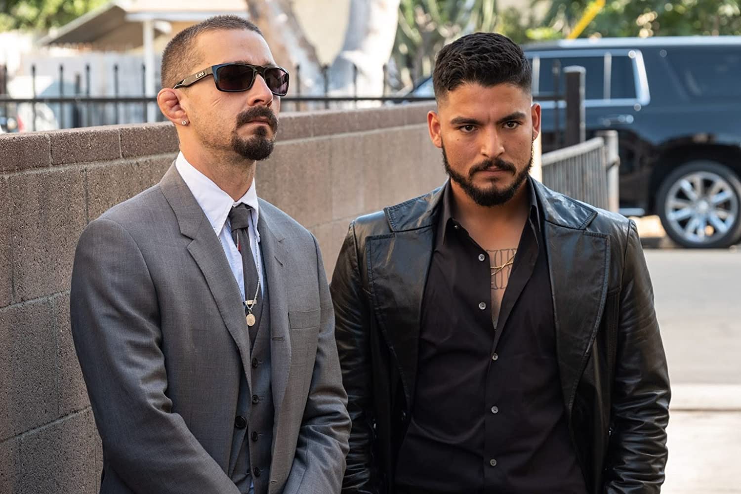 Shia LaBeouf and Bobby Soto in The Tax Collector (2020)
