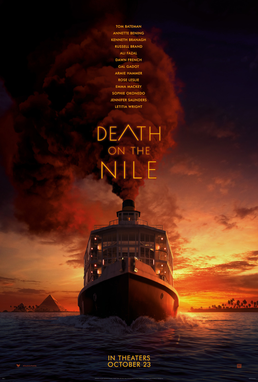 Extra Large Movie Poster Image for Death on the Nile (#2 of 2)