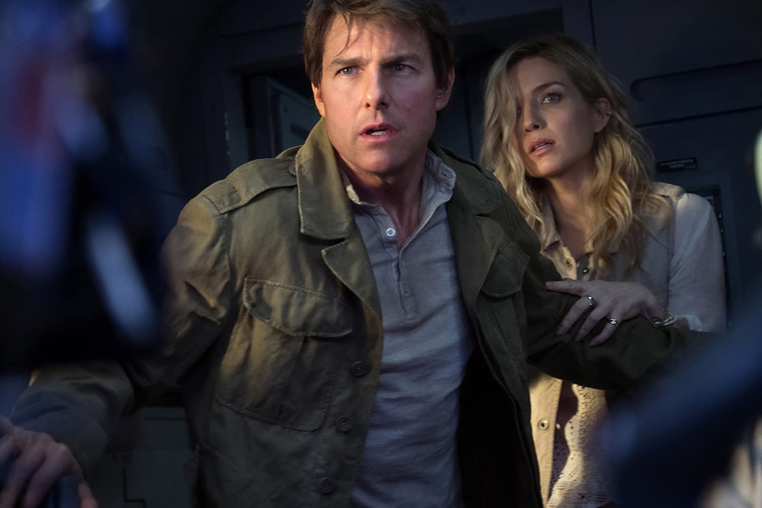 Tom Cruise and Annabelle Wallis in The Mummy (2017)