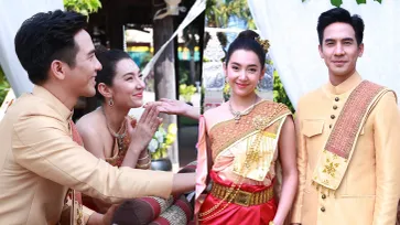 "โป๊ป-เบลล่า" สวมชุดไทยล้านนา ในงานแต่งสุดหวาน อำลา "ร้อยเล่ห์มารยา" ตอนจบ