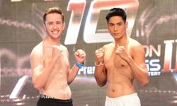 10 Fight 10 ซีซั่น 2 ชั่งน้ำหนัก "เนท My Mate Nate" vs "ธันน์ ธนากร" พร้อมไฝว้ ไม่มียั้ง!