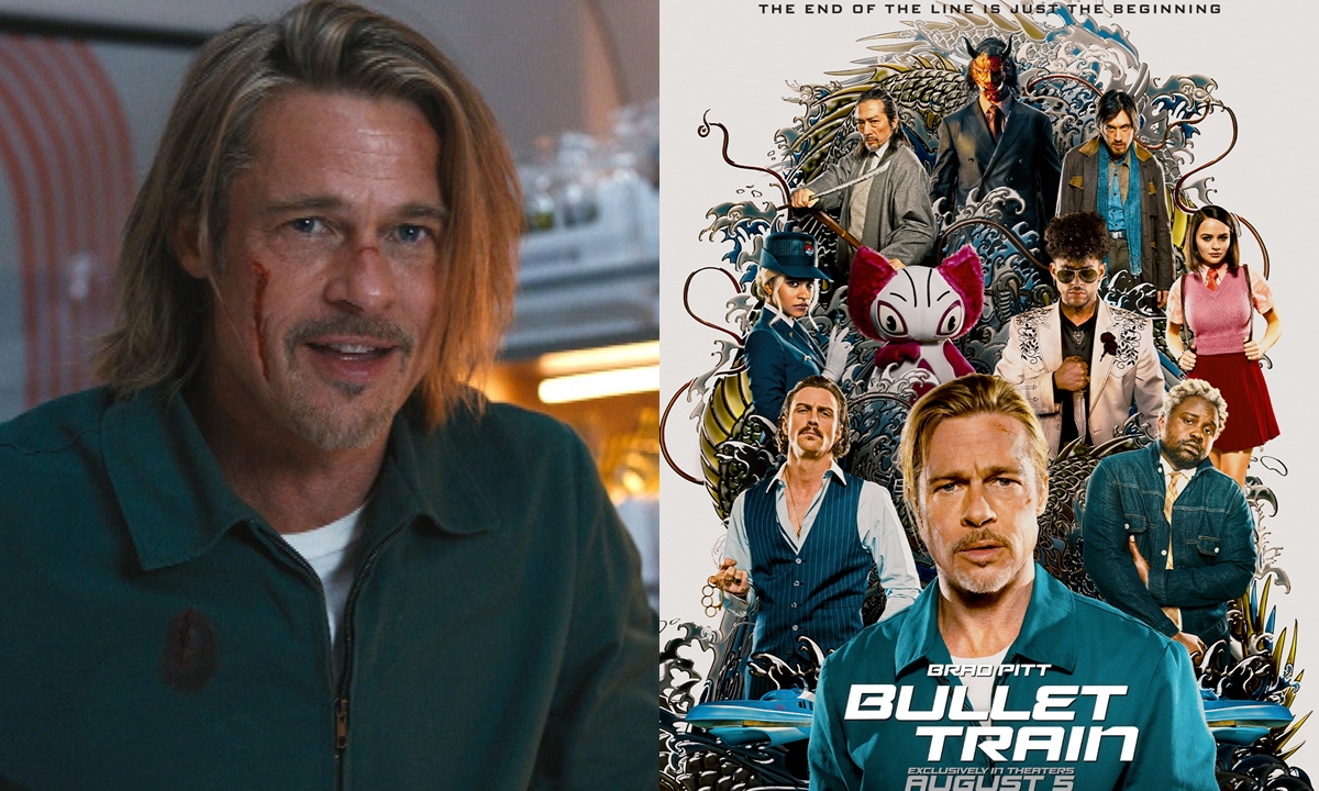 Brad Pitt เป็นนักฆ่าฝ่าดงตีนบนรถไฟใน Bullet Train ของผู้กำกับ John Wick