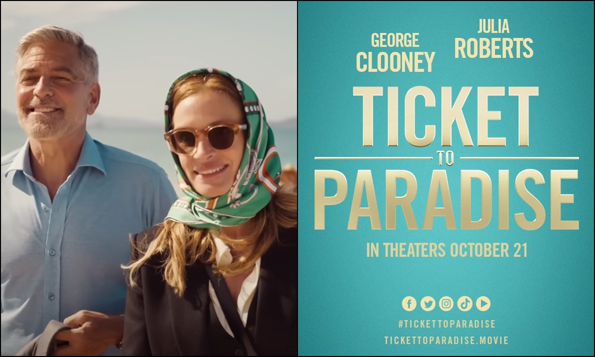 George Clooney กับ Julia Roberts กลับมาพบกันในหนังโรแมนติก/คอมเมดี้ Ticket to Paradise