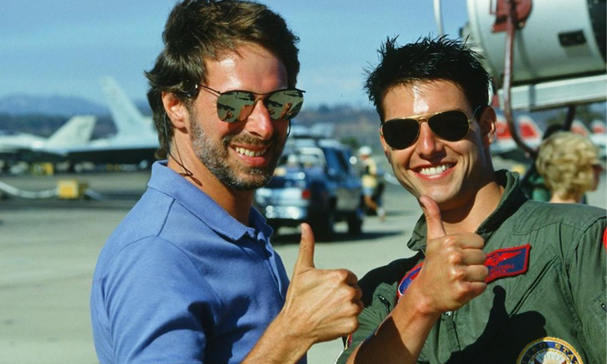 Jerry Bruckheimer and Tom Cruise