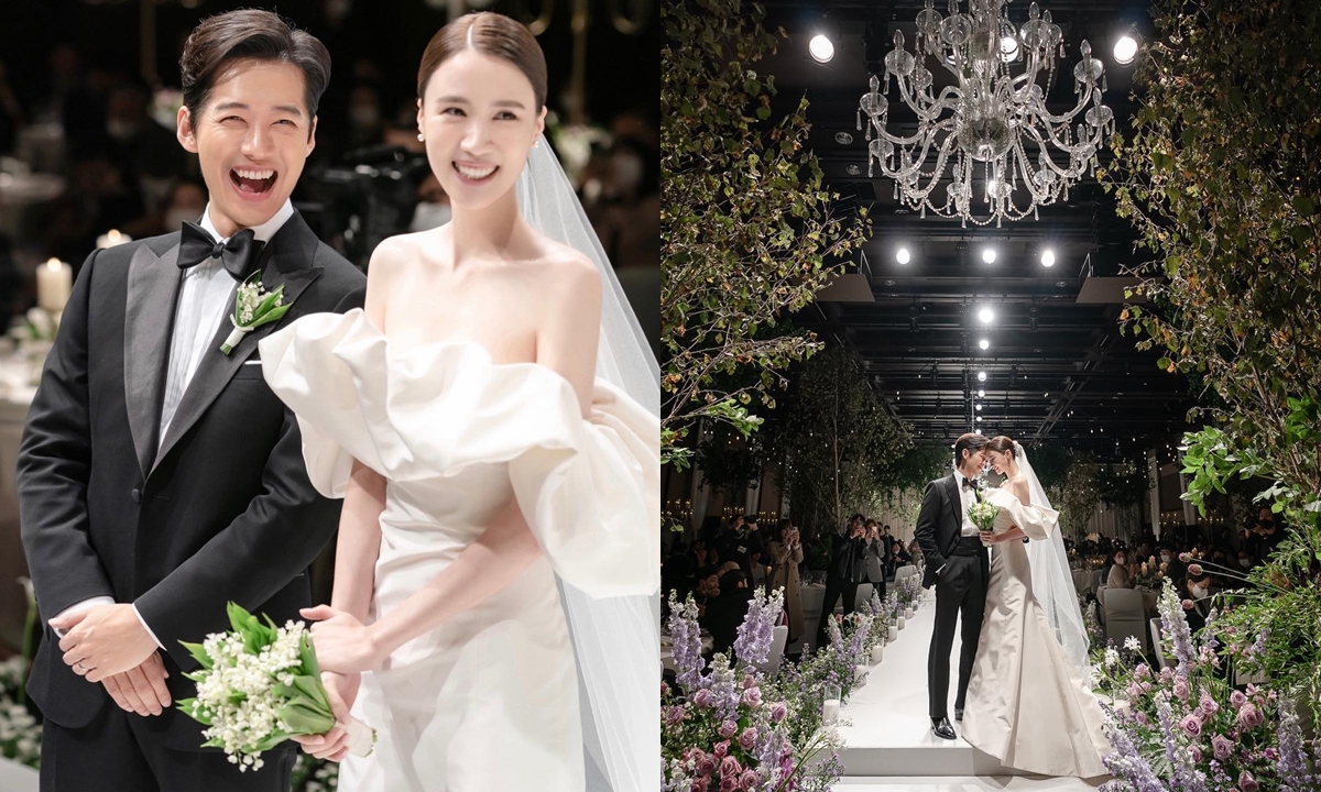 นัมกุงมิน-จินอารึม เผยภาพงานแต่งงาน สวยหวานราวกับเทพนิยาย