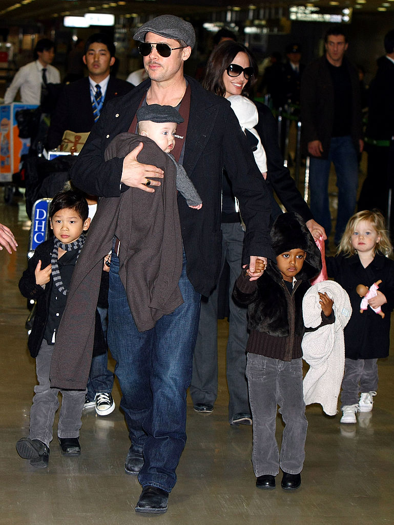 Brad Pitt, Angelina Jolie และลูกๆ